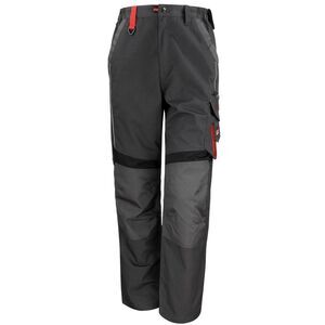 Result Mens Technical Work Trousers (Reg 32 Inch Leg) / Grey/Black